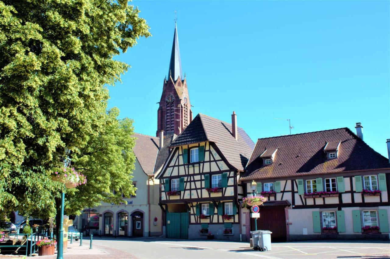 Apartmán La Halte Des Vignes - Route Des Vins D'Alsace Scherwiller Exteriér fotografie